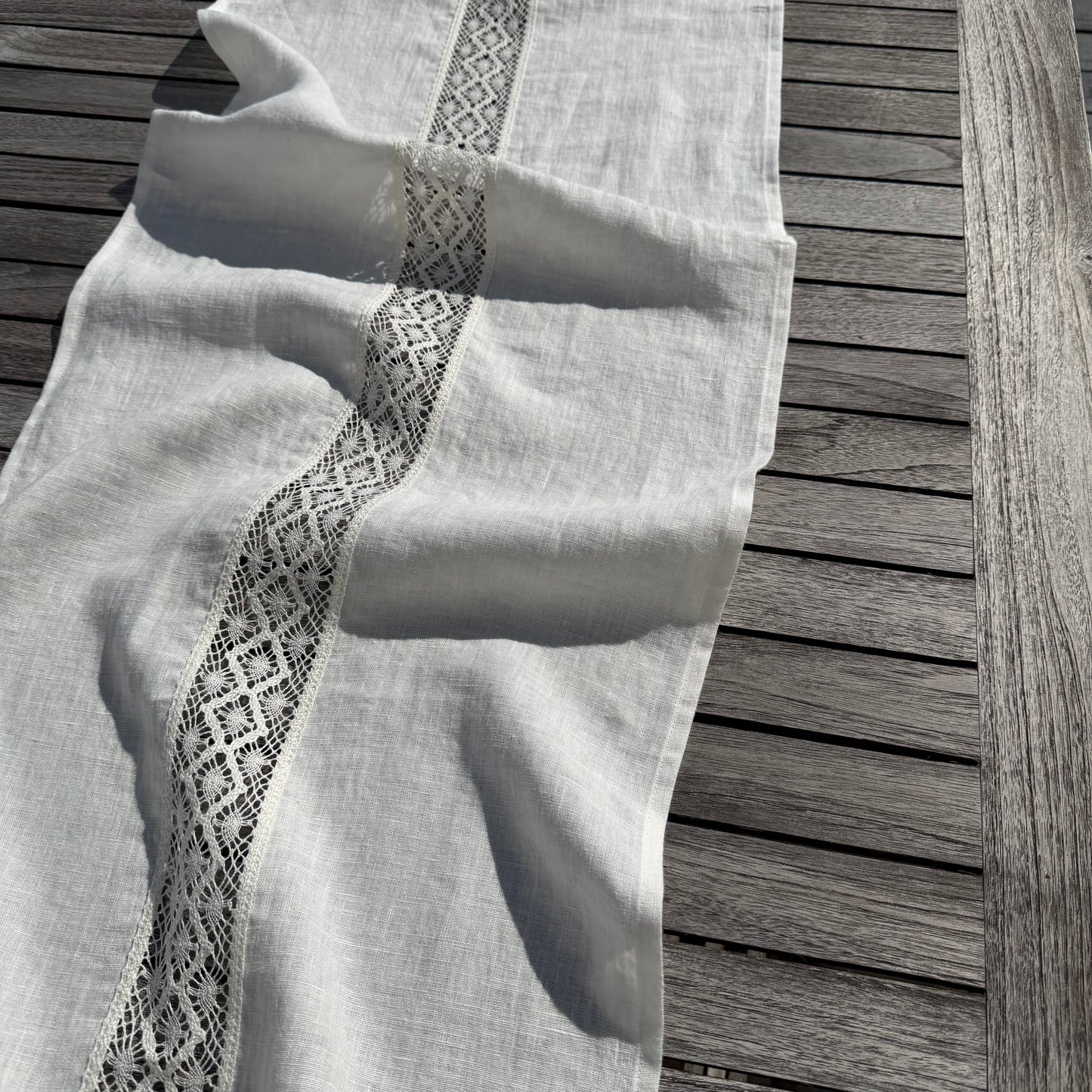 Bordslöpare i linne 45x150 cm